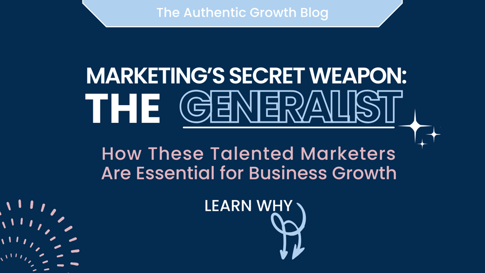 Marketing Generalist Blog Header Image